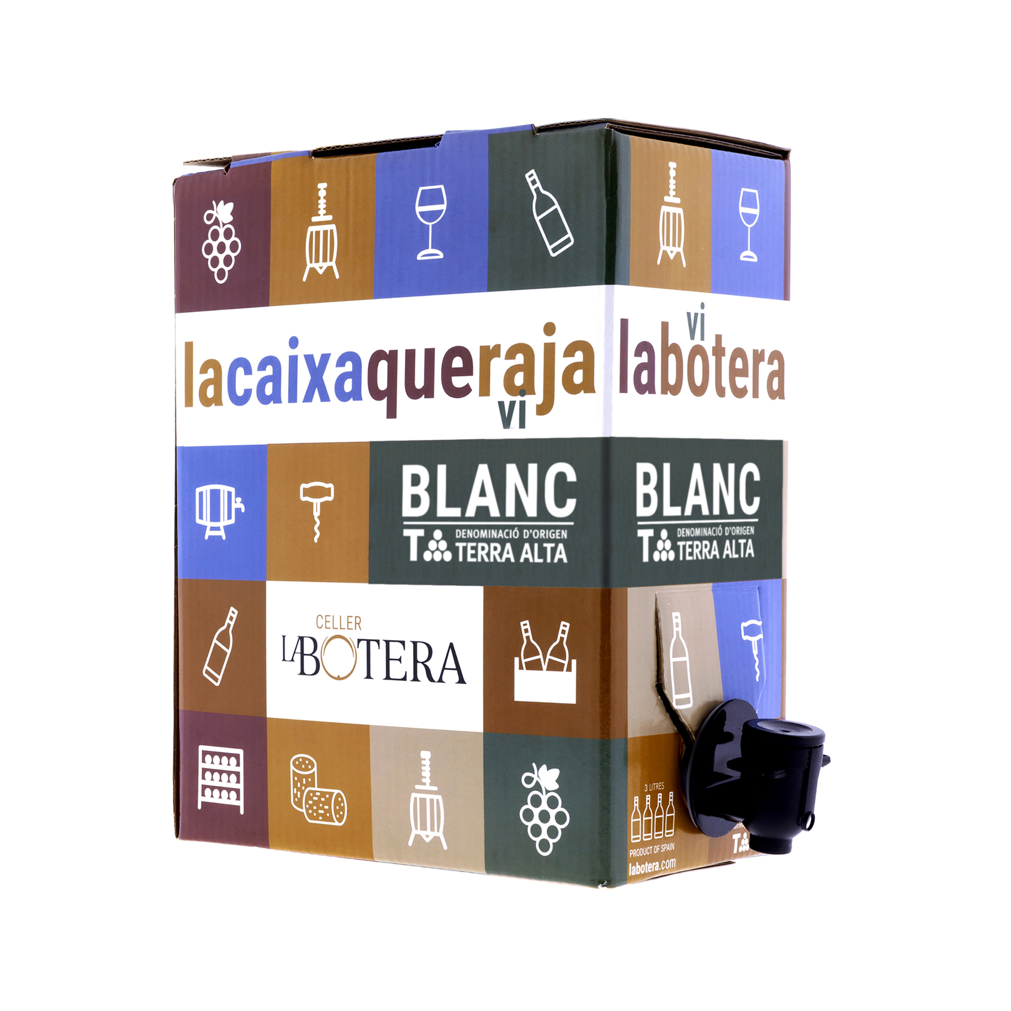 "La caixa que raja" vi blanc